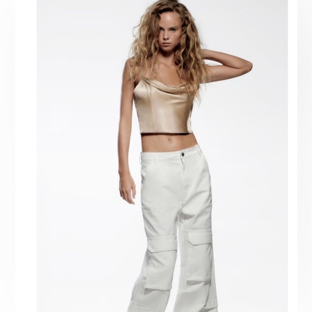 Gold Crop Top - Never worn before.